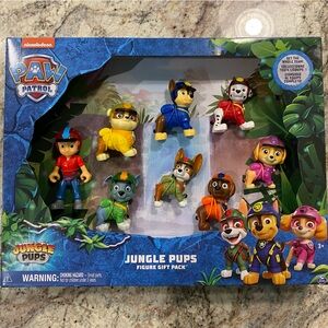 PAW PATROL JUNGLE PUPS FIGURES GIFT SET COLLECTIBLE TOY BY SPIN MASTER TOYS